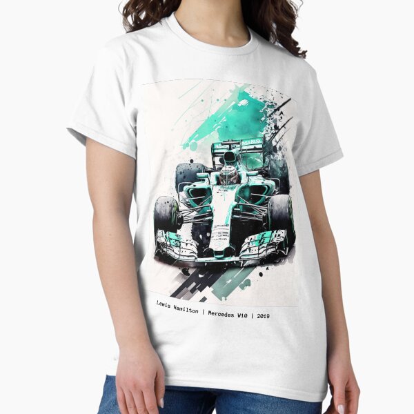 Item preview, Lewis Hamilton | Mercedes W10 | 2019 | Formula one | F1 Car Art | Art | Gift   designed and sold by PicTechNowArt.
