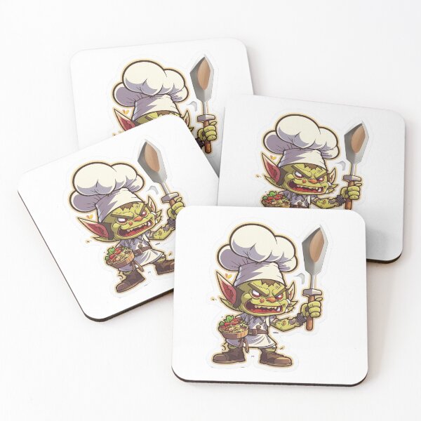 Item preview, Grumpy goblin chef designed and sold by Stickermagician.