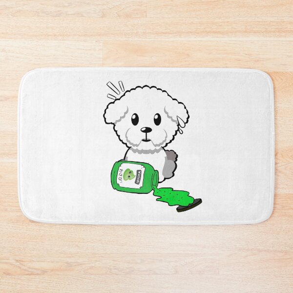 Item preview, Cute Furry Dog Spilled Wasabi Sauce designed and sold by Pet Station.