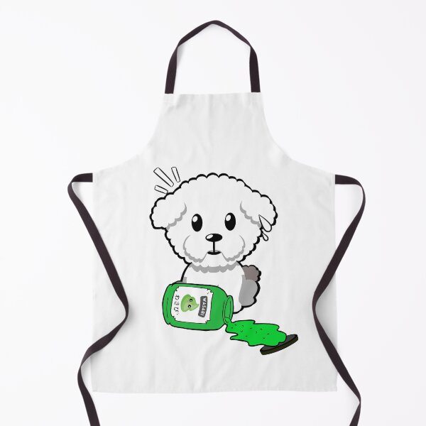 Item preview, Cute Furry Dog Spilled Wasabi Sauce designed and sold by Pet Station.