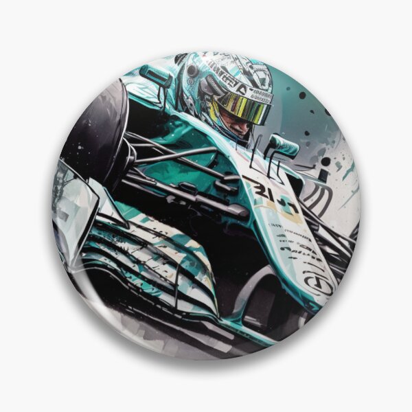 Item preview, Lewis Hamilton 2019 Mercedes W10 F1 Watercolour Painting Print designed and sold by PicTechNowArt.