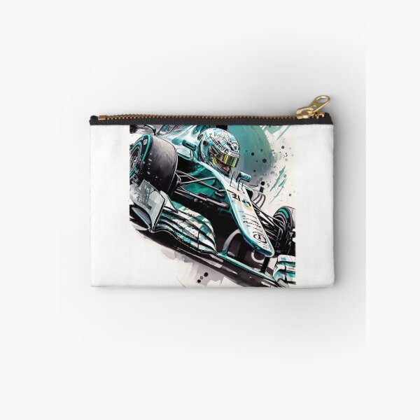 Item preview, Lewis Hamilton 2019 Mercedes W10 F1 Watercolour Painting Print designed and sold by PicTechNowArt.