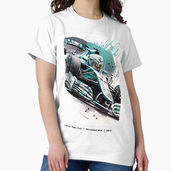 Item preview, Lewis Hamilton | Mercedes W10 | 2019 | Formula one | F1 Car Art | Art | Gift   designed and sold by PicTechNowArt.