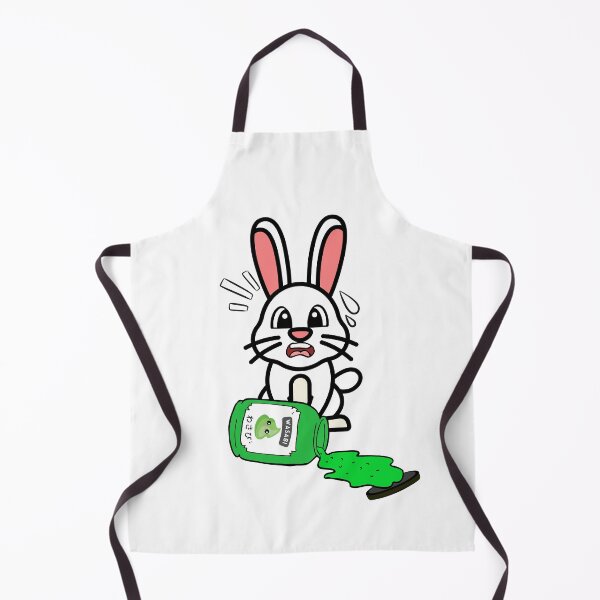 Item preview, Cute Bunny Spilled Wasabi Sauce designed and sold by Pet Station.