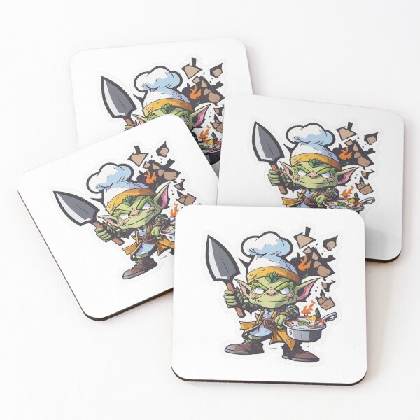 Item preview, Grumpy goblin chef designed and sold by Stickermagician.