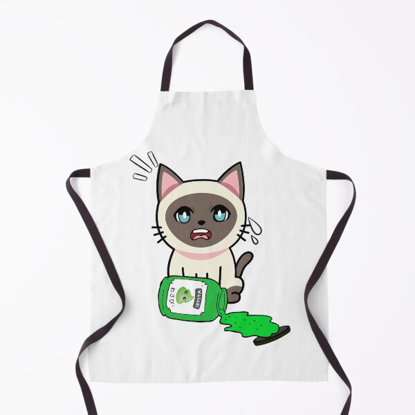 Item preview, Cute siamese cat Spilled Wasabi Sauce designed and sold by Pet Station.