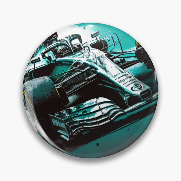 Item preview, Lewis Hamilton 2019 Mercedes W10 F1 Watercolour Painting Print designed and sold by PicTechNowArt.