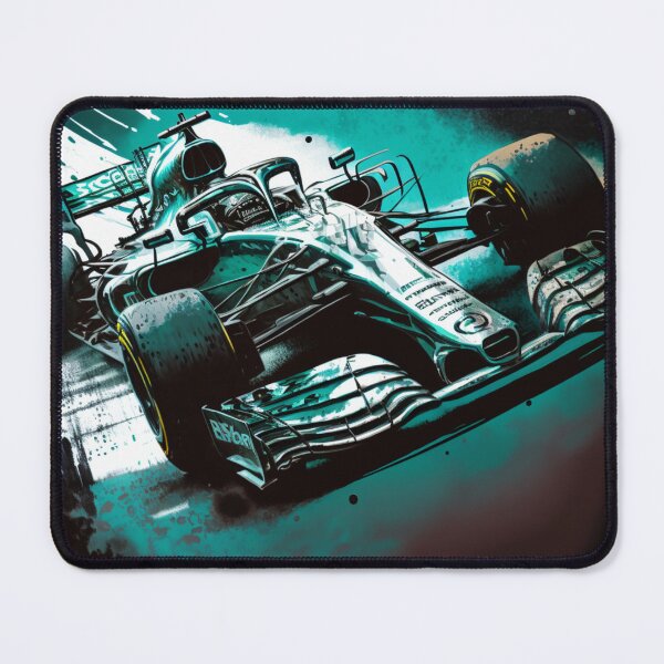 Item preview, Lewis Hamilton 2019 Mercedes W10 F1 Watercolour Painting Print designed and sold by PicTechNowArt.
