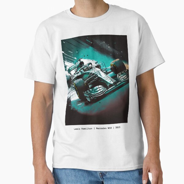 Item preview, Lewis Hamilton | Mercedes W10 | 2019 | Formula one | F1 Car Art | Art | Gift   designed and sold by PicTechNowArt.