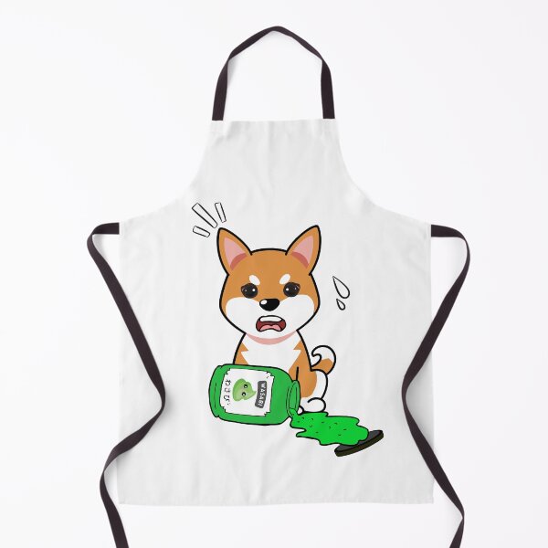 Item preview, Cute Orange dog Spilled Wasabi Sauce designed and sold by Pet Station.
