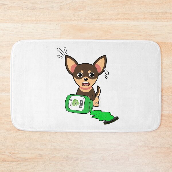 Item preview, Cute small Dog Spilled Wasabi Sauce designed and sold by Pet Station.