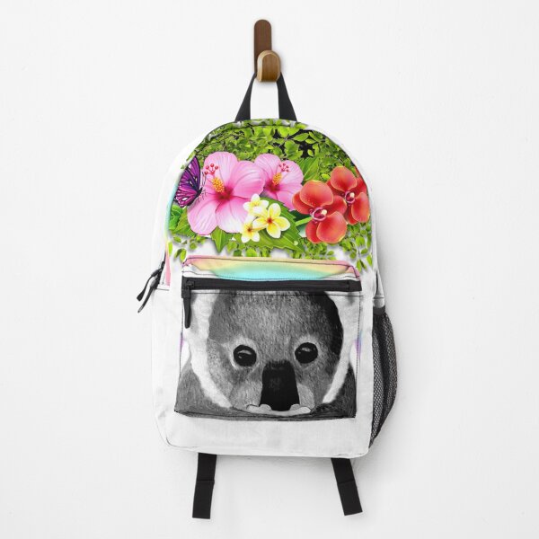 Item preview, Cute Koala. Australian Marsupial with Flowers, Rainbow and Butterfly designed and sold by KC Morcom.