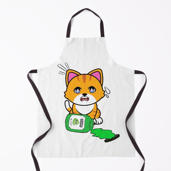 Item preview, Cute orange cat Spilled Wasabi Sauce designed and sold by Pet Station.
