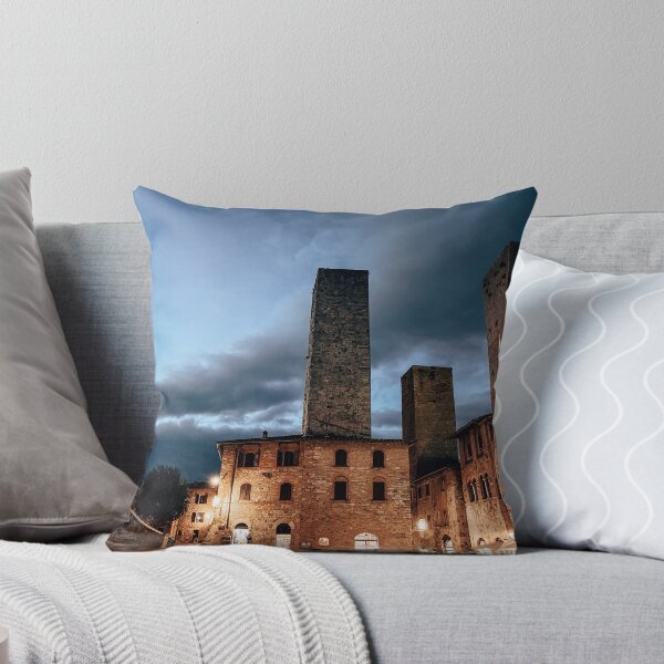 Item preview, san gimignano at night designed and sold by franckreporter.