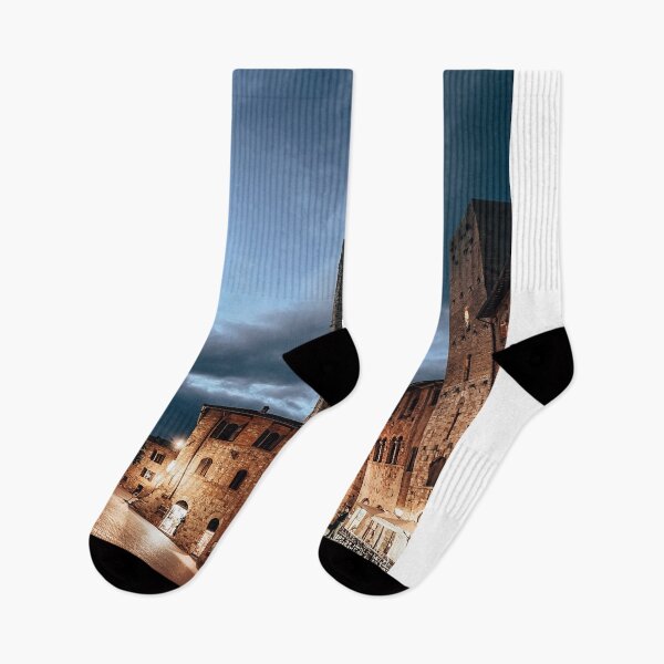 Item preview, san gimignano at night designed and sold by franckreporter.