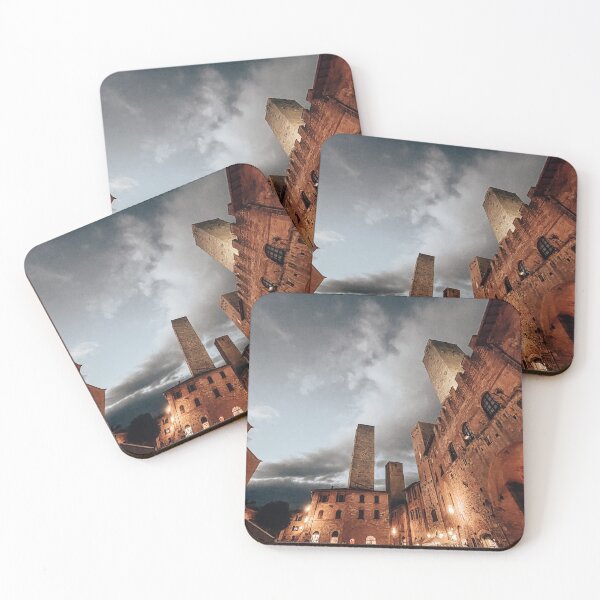 Item preview, san gimignano at night designed and sold by franckreporter.