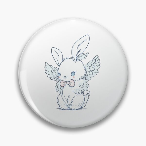 Item preview, Baby Angel Rabbit Cute Wing designed and sold by pigipeach.