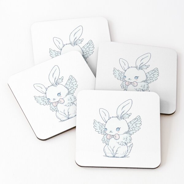 Item preview, Baby Angel Rabbit Cute Wing designed and sold by pigipeach.