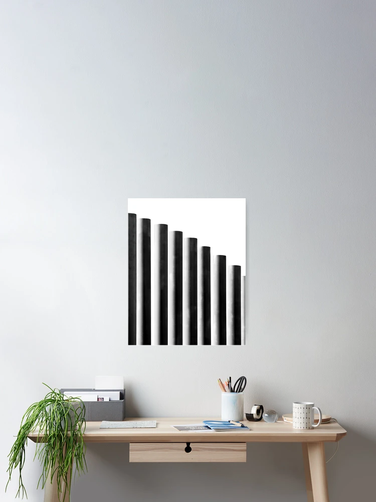 Thumbnail 2 of 3, Poster, Uprights Abstract designed and sold by Ralph Goldsmith.