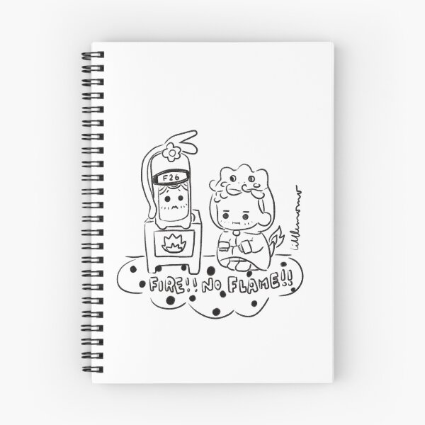 Item preview, fire extinguisher ninja and Charizard line draft / 滅火筒忍者與噴火龍 - littlemomo designed and sold by bluelylam.