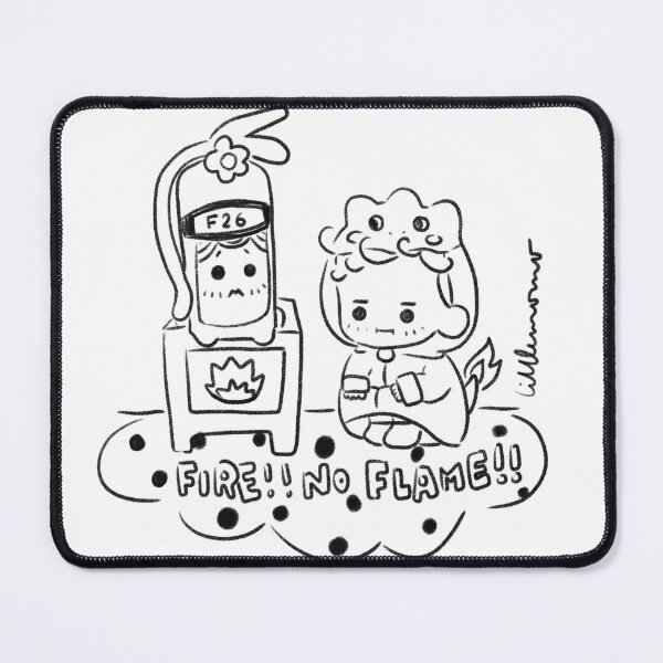 Item preview, fire extinguisher ninja and Charizard line draft / 滅火筒忍者與噴火龍 - littlemomo designed and sold by bluelylam.