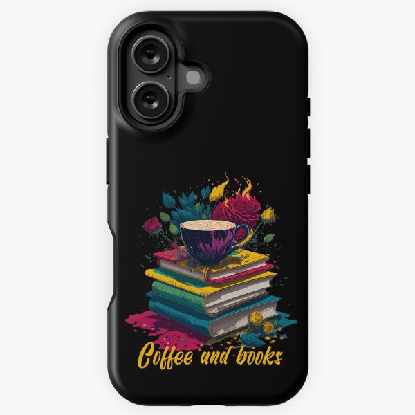 Artikel-Vorschau von Kaffee und Bücher und Blumen, designt und verkauft von RockBeeDesigns.