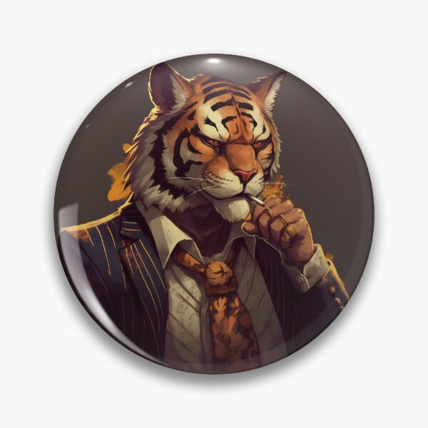 Item preview, Tiger Kingpin designed and sold by Nerd Niche.