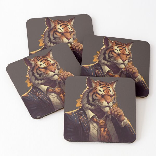 Item preview, Tiger Kingpin designed and sold by Nerd Niche.