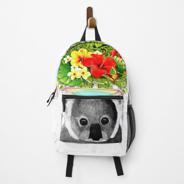 Item preview, Koala. Australian Marsupial with Flowers, Butterfly and Rainbow designed and sold by KC Morcom.