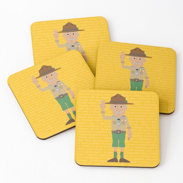 Item preview, Lord Baden-Powell - Scout Sign - Scout Oath (Goldenrod) designed and sold by Tyson Carter.