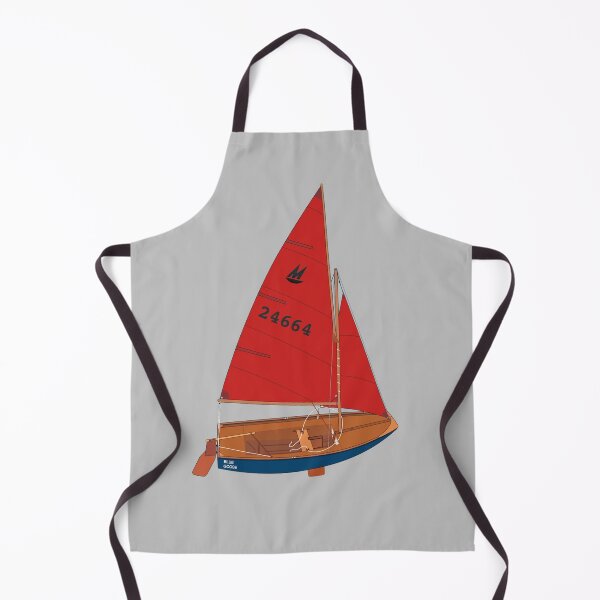 Item preview, Mirror Dinghy 24664 'Blue Goose' Perspective designed and sold by RedBubbleBath.