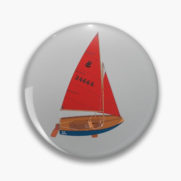 Item preview, Mirror Dinghy 24664 'Blue Goose' Perspective designed and sold by RedBubbleBath.