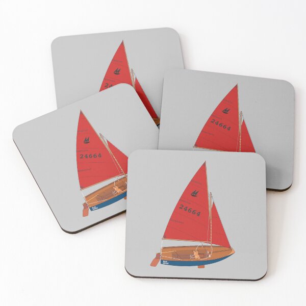 Item preview, Mirror Dinghy 24664 'Blue Goose' Perspective designed and sold by RedBubbleBath.