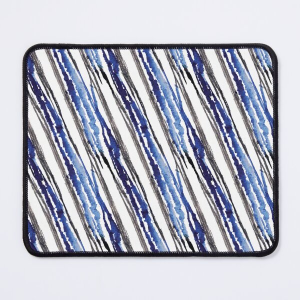 Item preview, Indigo abstract stripes designed and sold by hellcom.