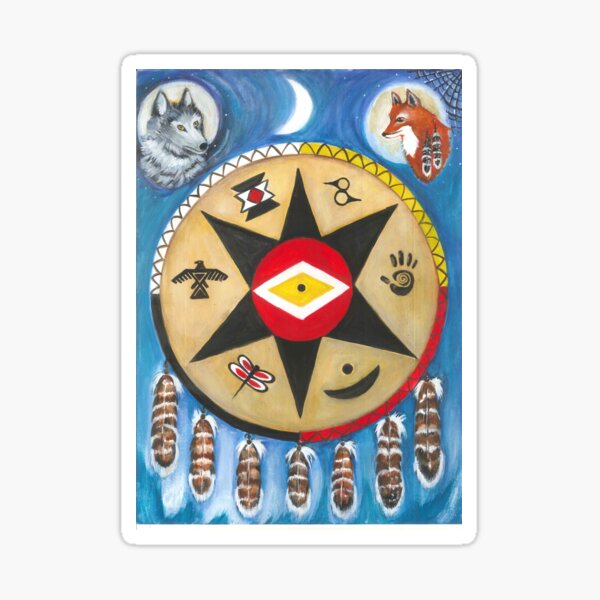 Medicine wheel Sticker