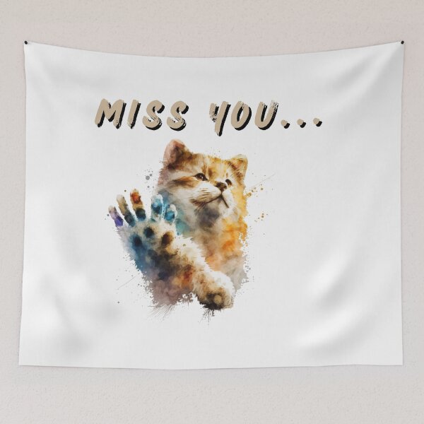 Item preview, Miss You Cat designed and sold by Agnesbo.