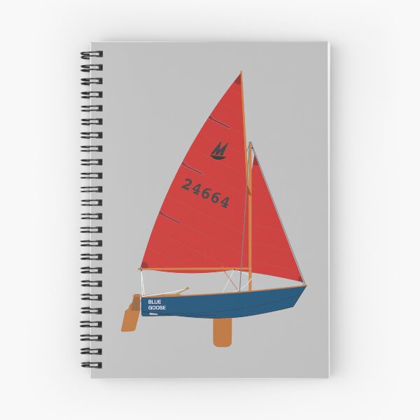 Item preview, Mirror Dinghy 24664 'Blue Goose' designed and sold by RedBubbleBath.