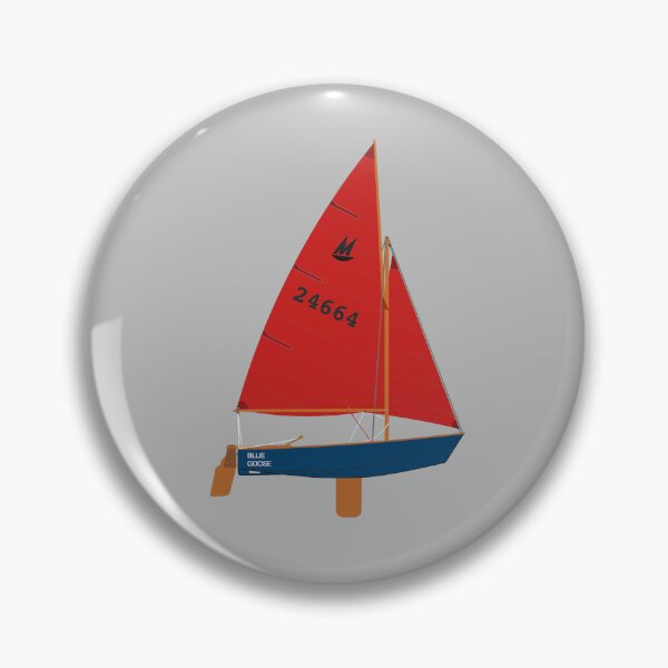 Item preview, Mirror Dinghy 24664 'Blue Goose' designed and sold by RedBubbleBath.