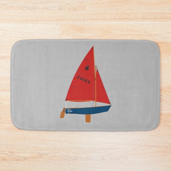 Item preview, Mirror Dinghy 24664 'Blue Goose' designed and sold by RedBubbleBath.