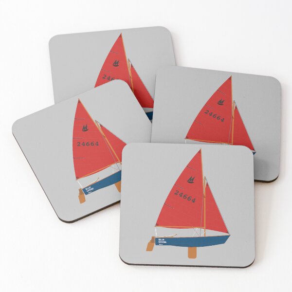 Item preview, Mirror Dinghy 24664 'Blue Goose' designed and sold by RedBubbleBath.
