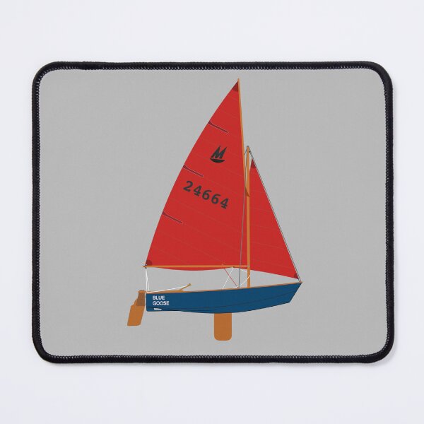 Item preview, Mirror Dinghy 24664 'Blue Goose' designed and sold by RedBubbleBath.