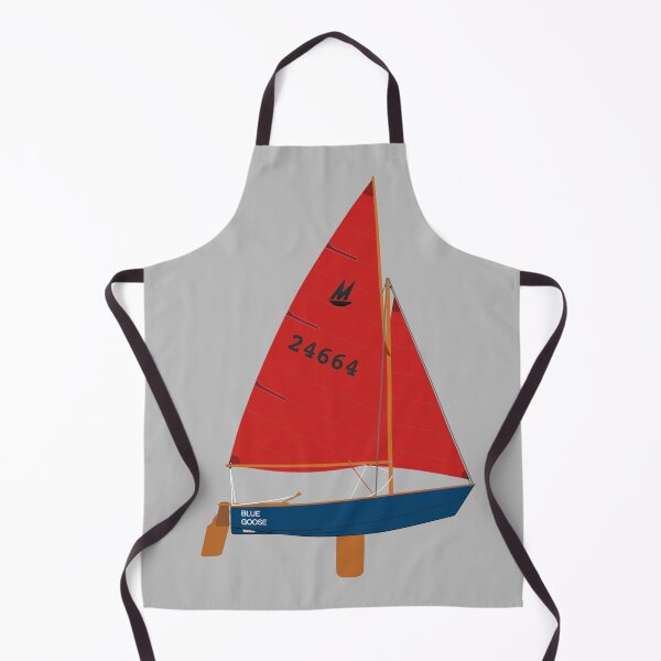 Item preview, Mirror Dinghy 24664 'Blue Goose' designed and sold by RedBubbleBath.