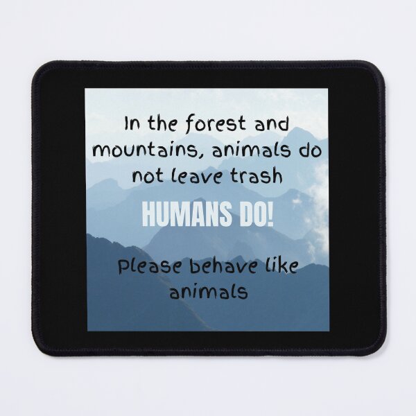 Item preview, Animals in the Forest & Mountains, Pollution, Clean-Up, Environment, Earth, Planet designed and sold by Rogue-Studio.