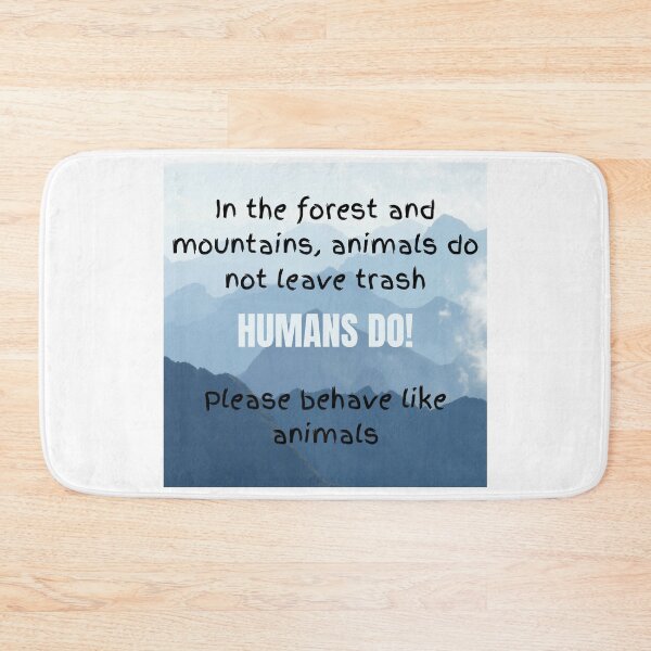 Item preview, Animals in the Forest & Mountains, Pollution, Clean-Up, Environment, Earth, Planet designed and sold by Rogue-Studio.