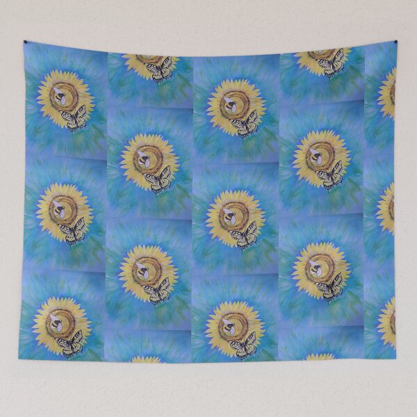 Item preview, Sunflower Bee and Butterfly designed and sold by Roselyn Snead.