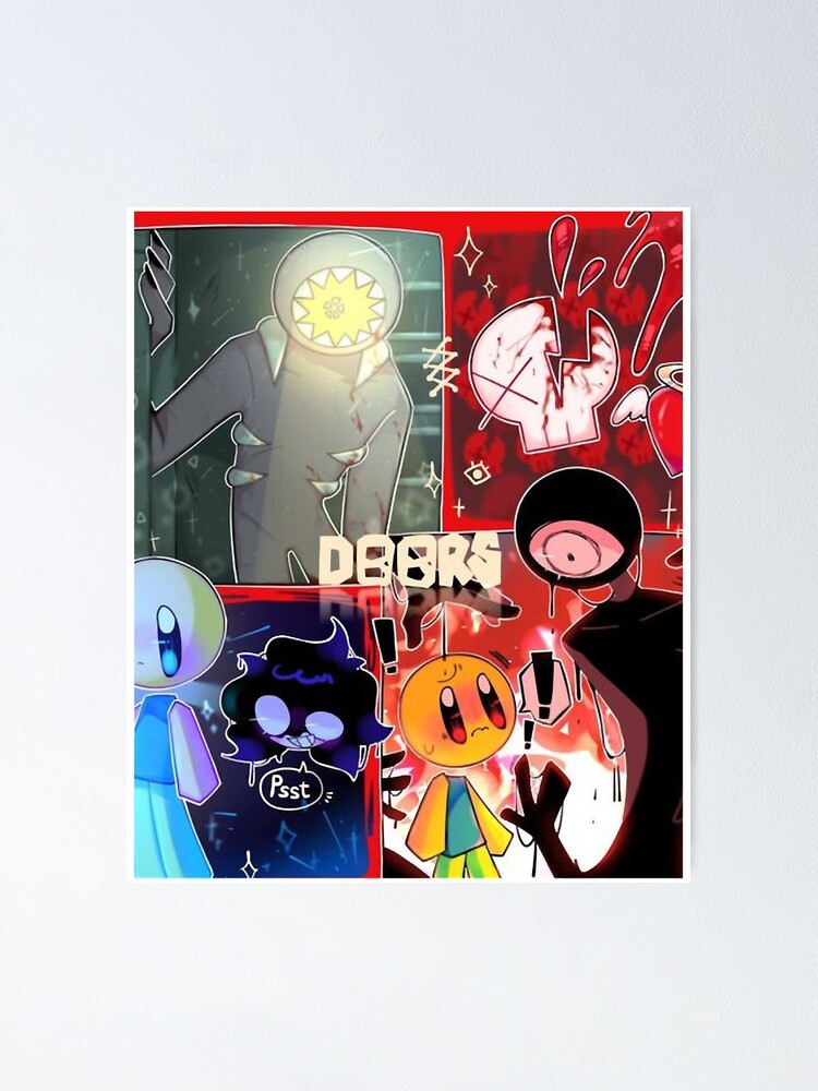 Psst, screech roblox doors  Poster by doorzz