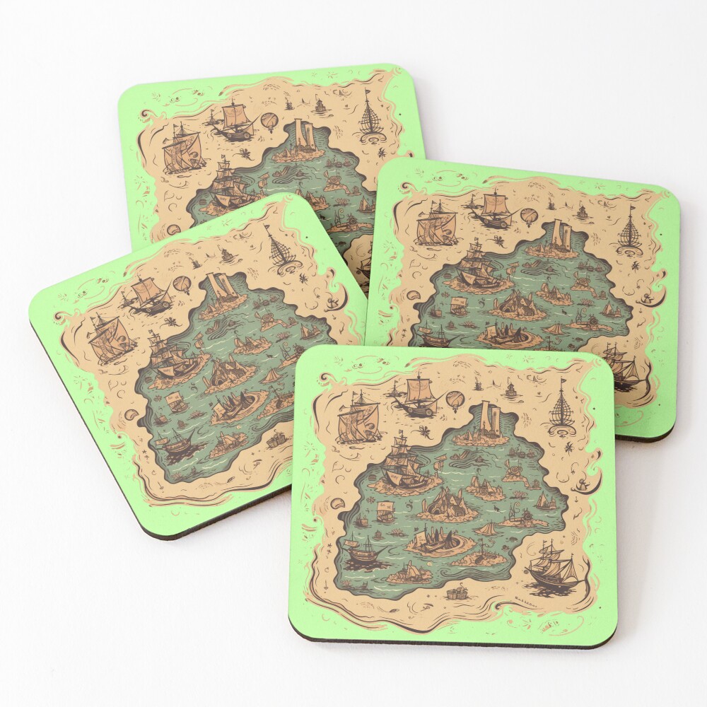 Item preview, Coasters (Set of 4) designed and sold by Art-Design-Sy.