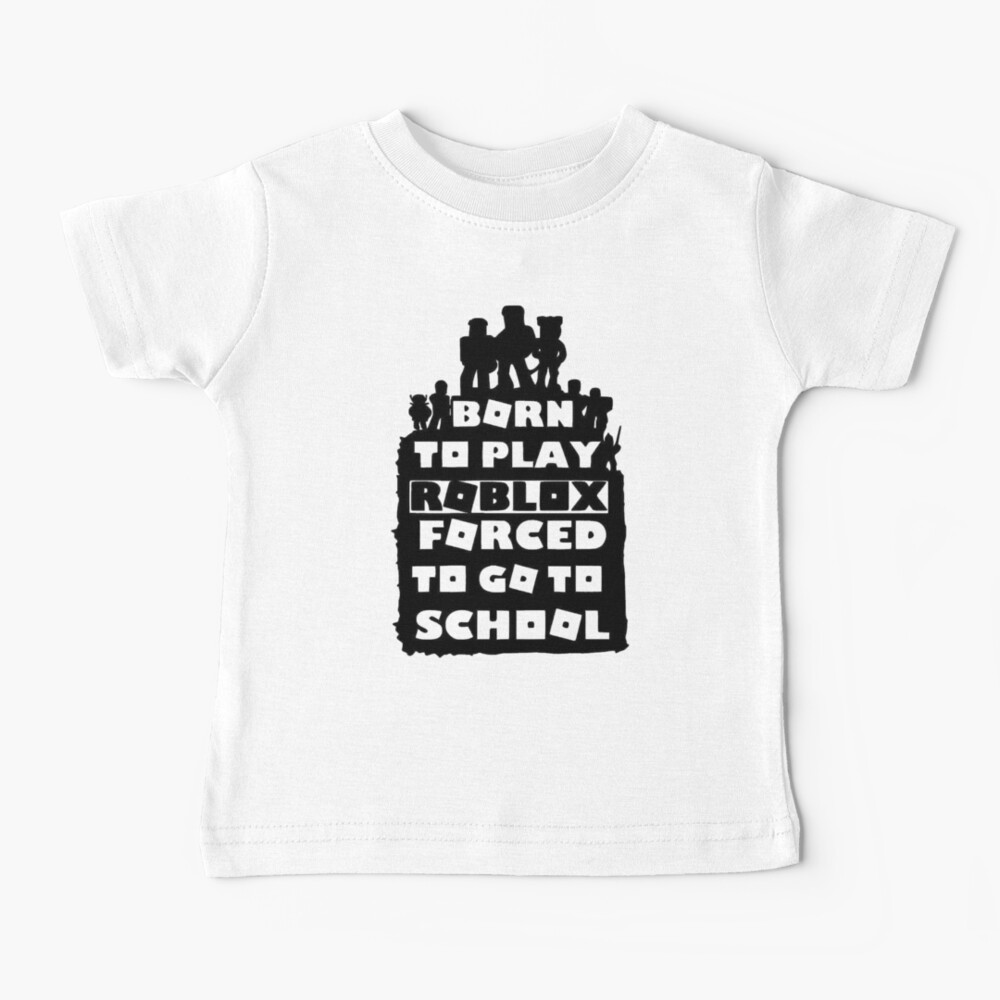 Cool Roblox T-shirt for Kids Born to Play Forced to Go to -  Denmark