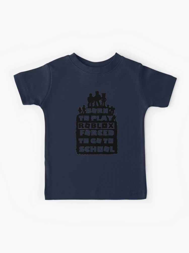 T-shirt - Born to Game, Forcé d'aller à l'école [Jeux]-[dur]-[152]-[12-13