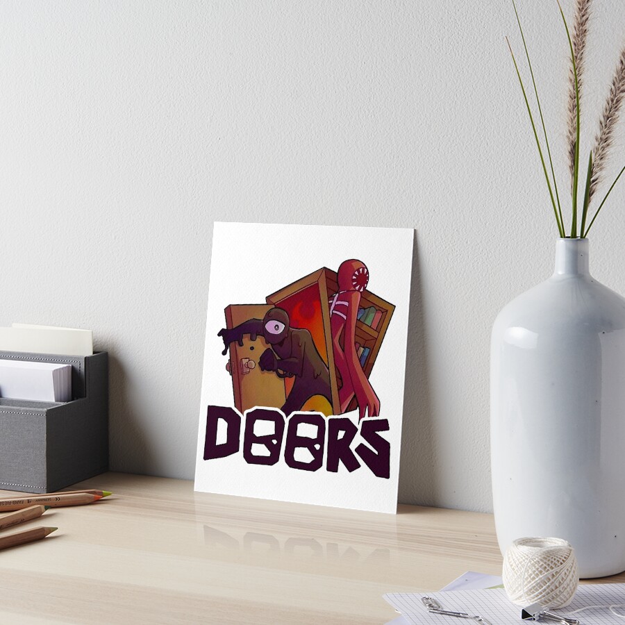 DOORS - Seek cute hide and Seek horror Active | Art Board Print